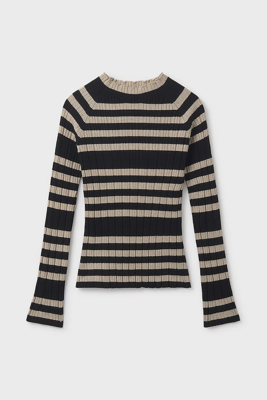 Mayoral pulover culoarea bej, cu turtleneck, 7015