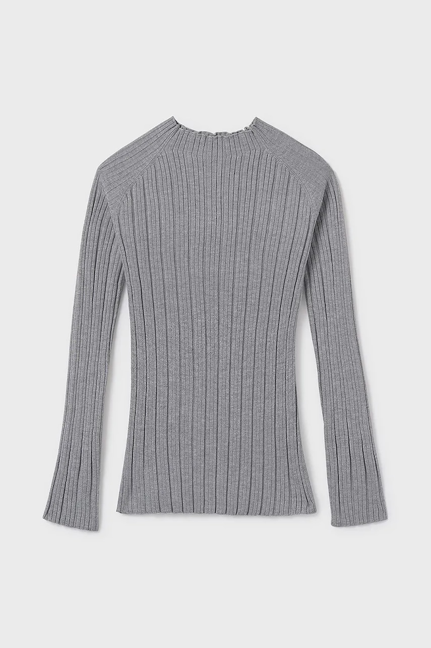 Mayoral pulover culoarea gri, cu turtleneck, 7015