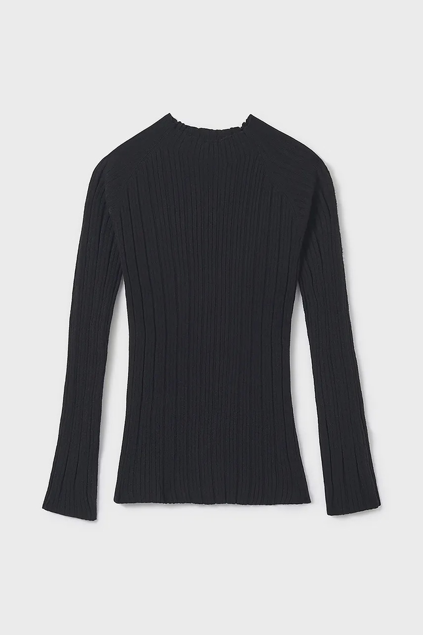 Mayoral pulover culoarea negru, cu turtleneck, 7015