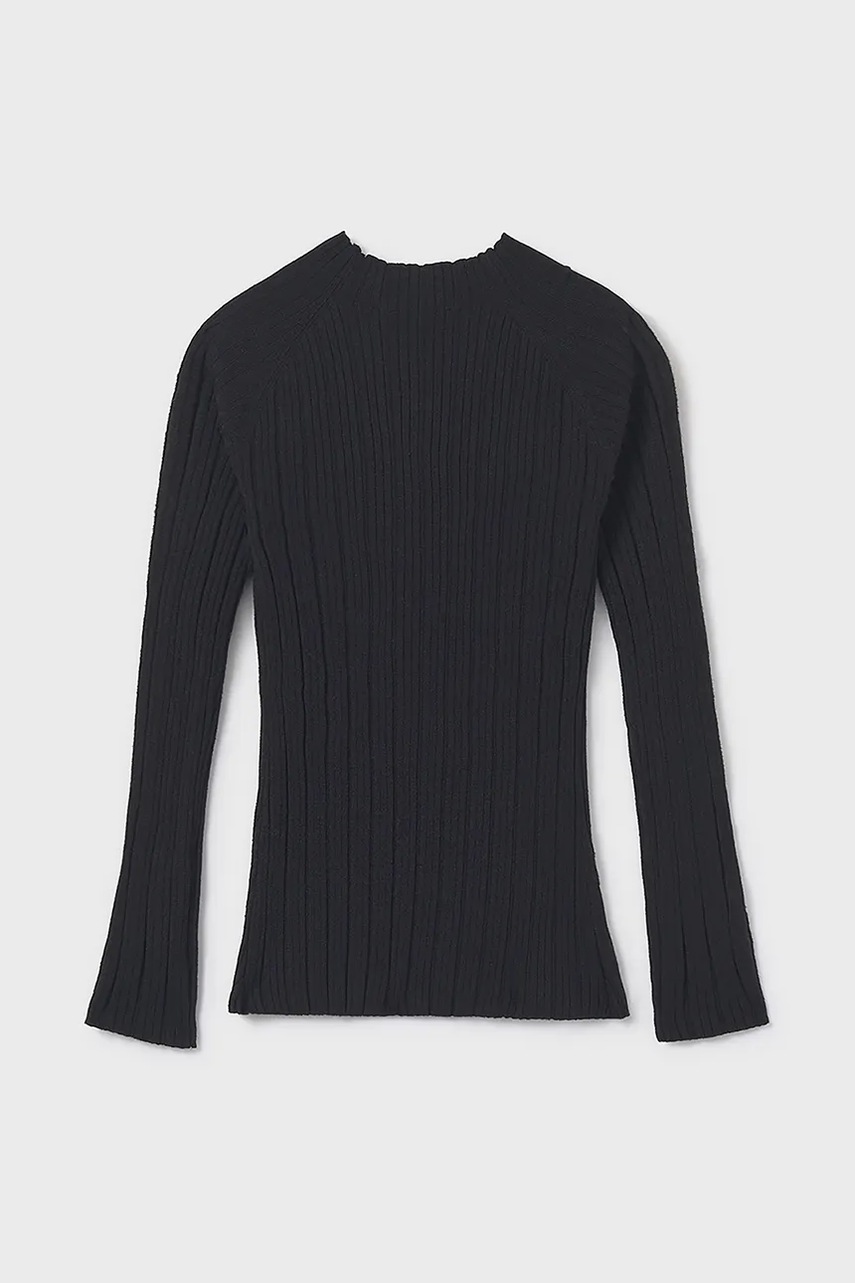 Свитер Mayoral цвет чёрный с полугольфом 7015