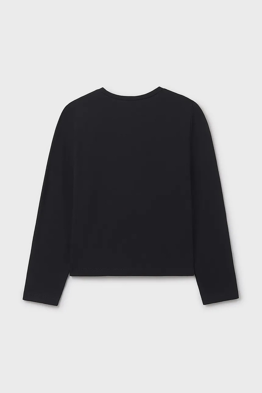 Детский лонгслив Mayoral цвет чёрный 7018 Детский лонгслив Mayoral цвет чёрный 7018