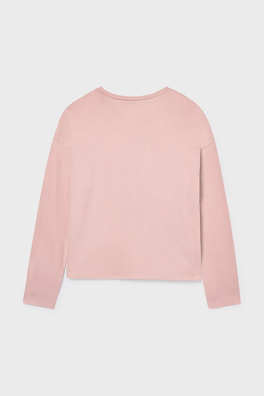 Детский лонгслив Mayoral цвет розовый 7019
