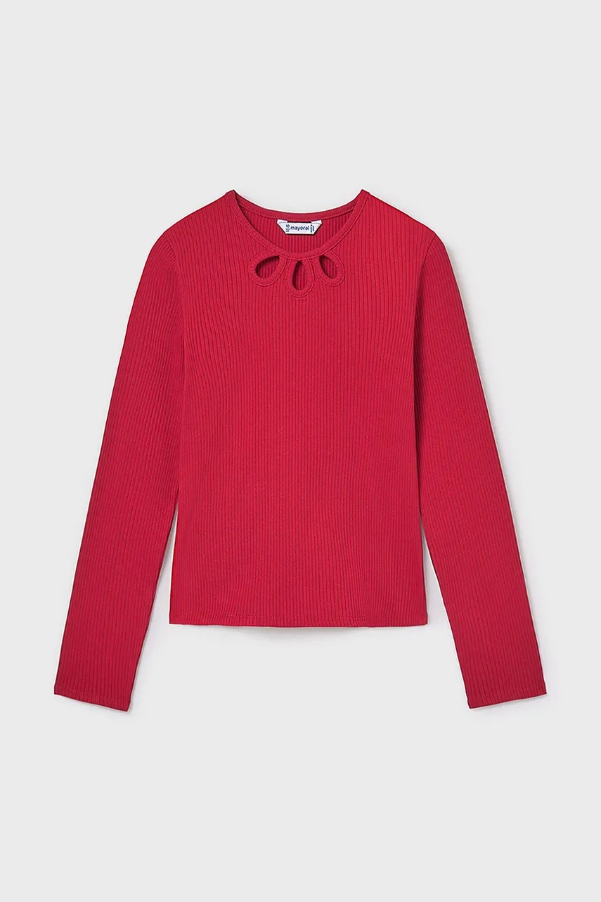 Лонгслив Mayoral цвет красный 7022