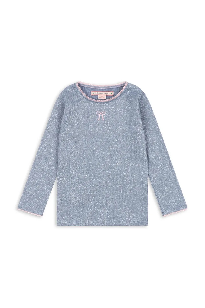 Konges Sløjd longsleeve copii ROLI BLOUSE culoarea violet, KS103967
