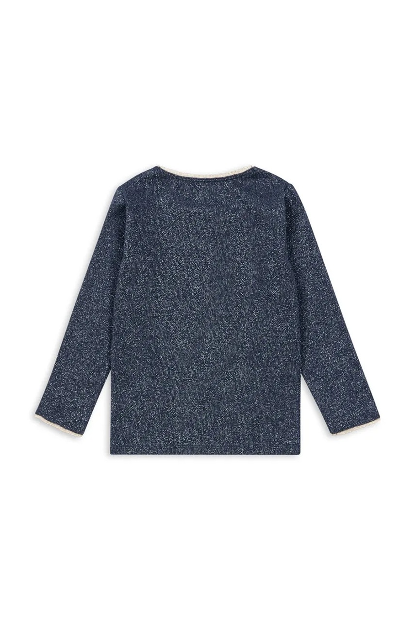 Детский лонгслив Konges Sløjd ROLI BLOUSE цвет синий KS103967