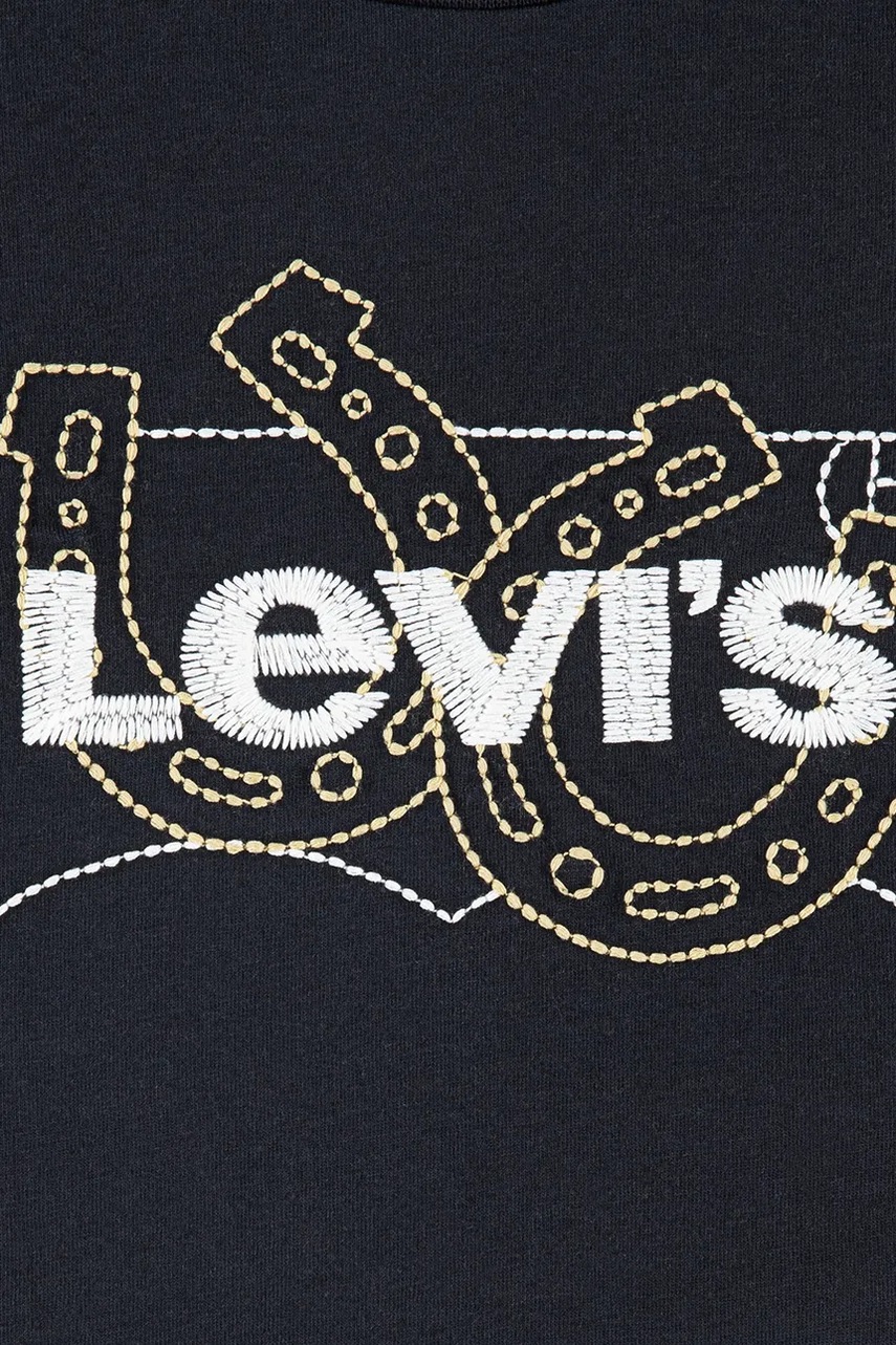 Dětské bavlněné tričko s dlouhým rukávem Levi's LS BATWING FILL (obrázek 3)