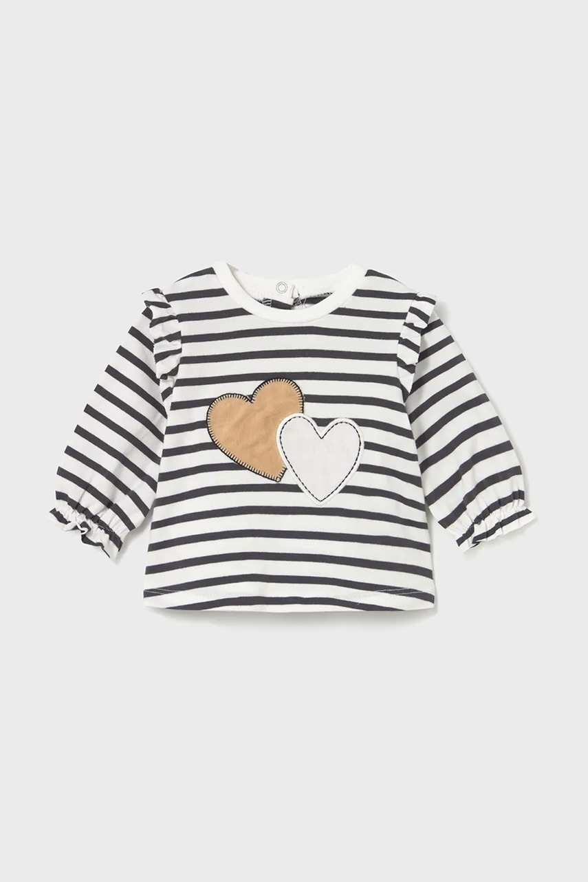 Mayoral Newborn longsleeve culoarea bej, 2055