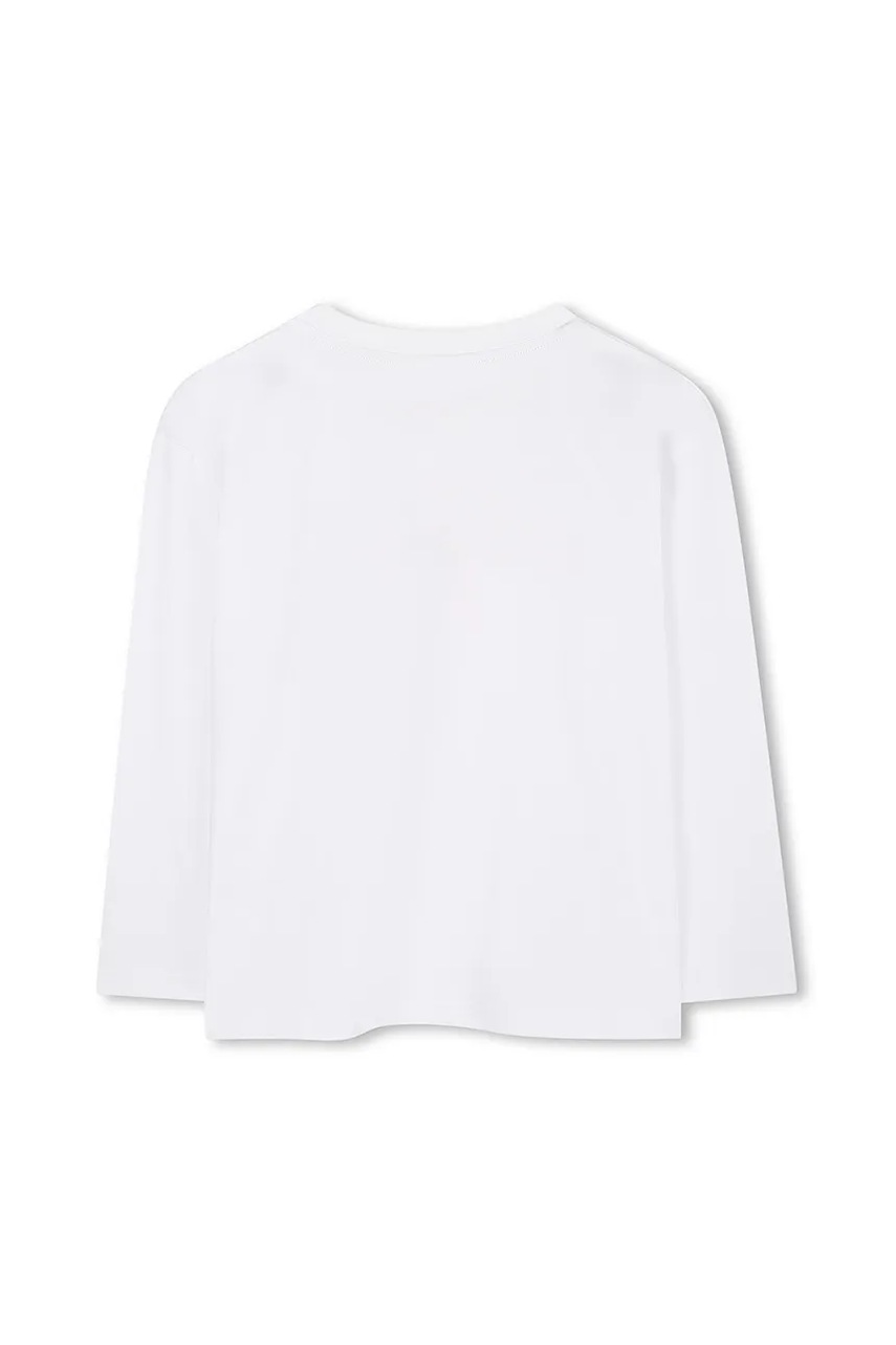 Лонгслив для младенцев HUGO цвет белый G00492