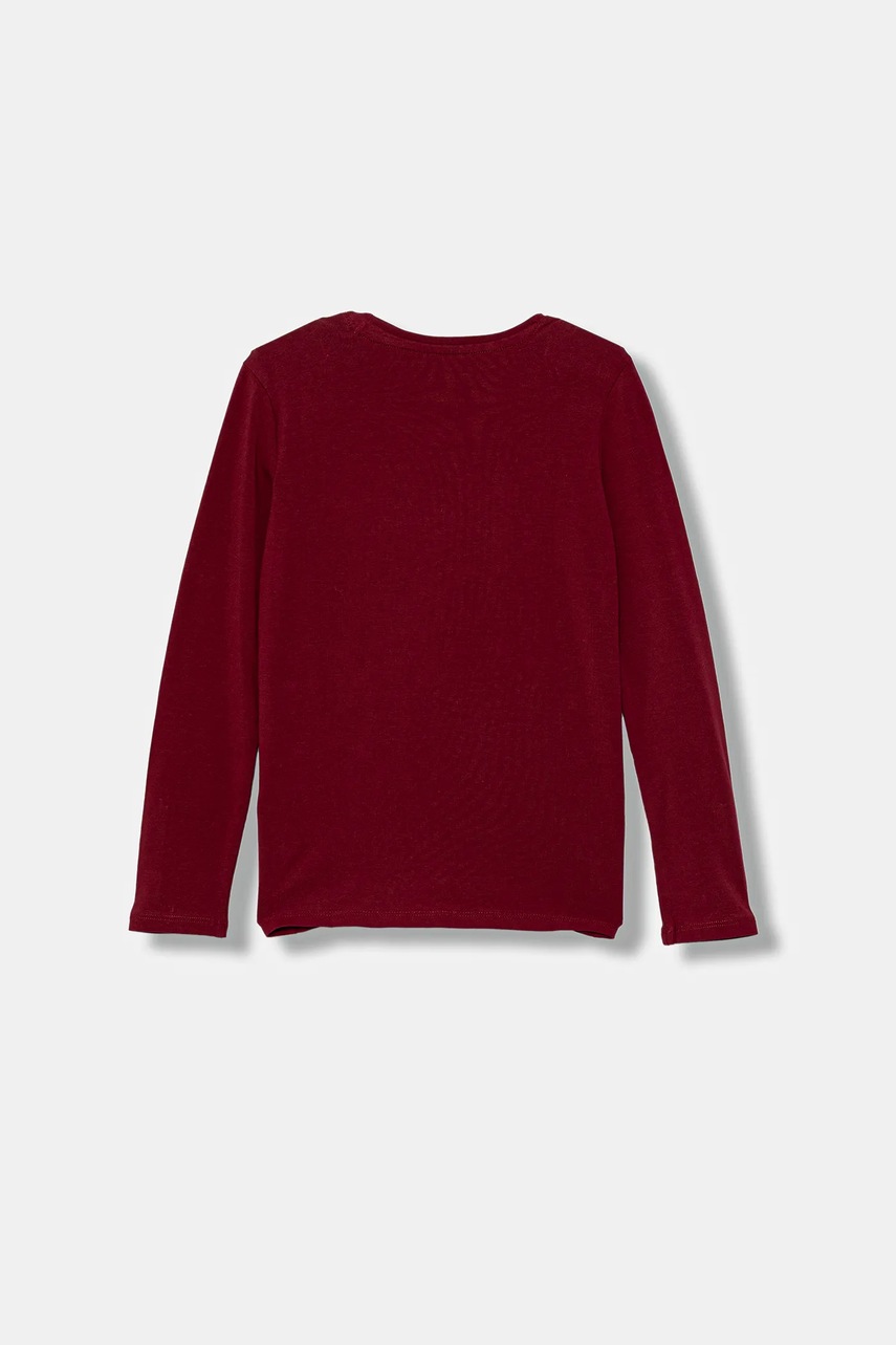 Детский лонгслив Guess цвет бордовый K5BI06 J1314