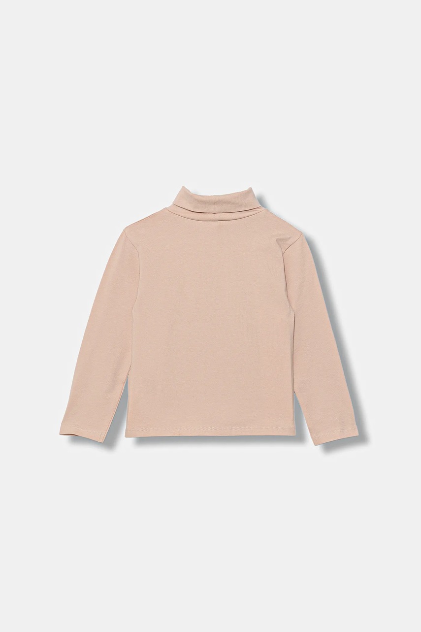 Детский лонгслив United Colors of Benetton цвет розовый с гольфом 3P4ZG200D Детский лонгслив United Colors of Benetton цвет розовый с гольфом 3P4ZG200D