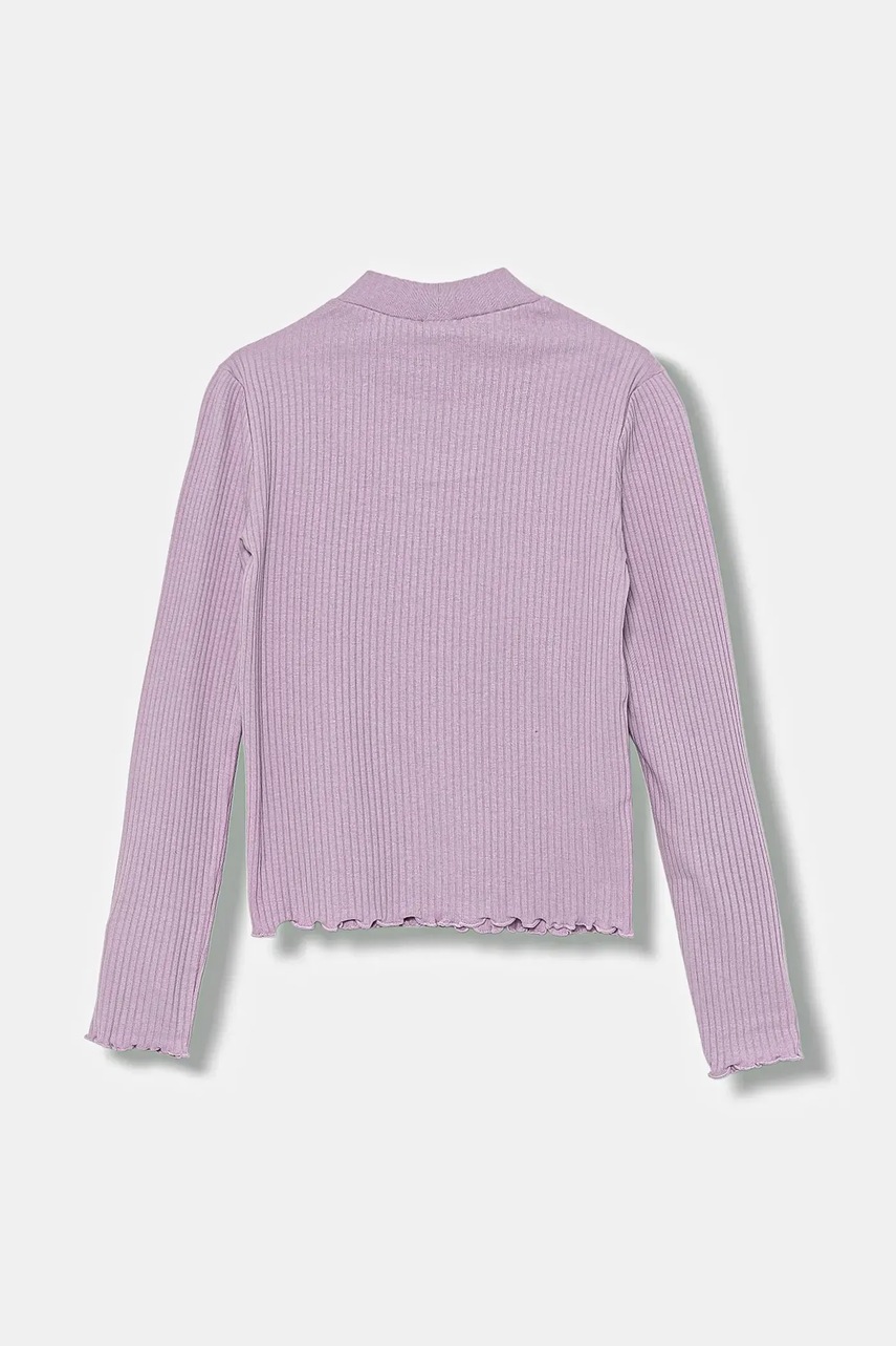 Детский лонгслив United Colors of Benetton цвет фиолетовый 3F1AC203O