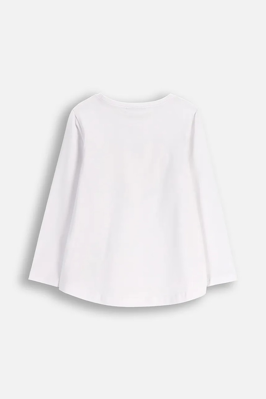 Детский лонгслив Coccodrillo цвет белый FROSTING PUDDLE GIRL KIDS Детский лонгслив Coccodrillo цвет белый FROSTING PUDDLE GIRL KIDS