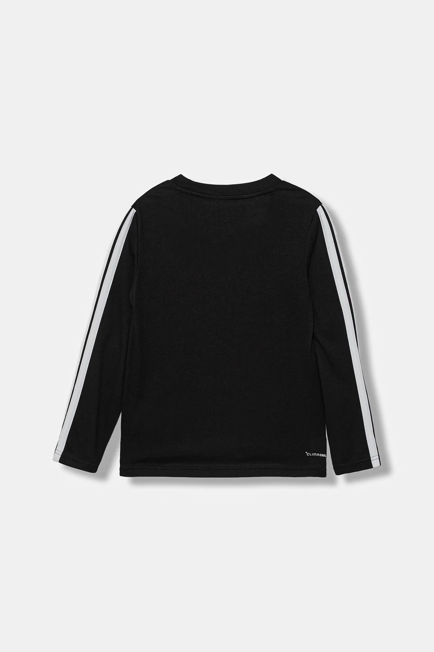 Детский лонгслив adidas цвет чёрный с принтом JM1577