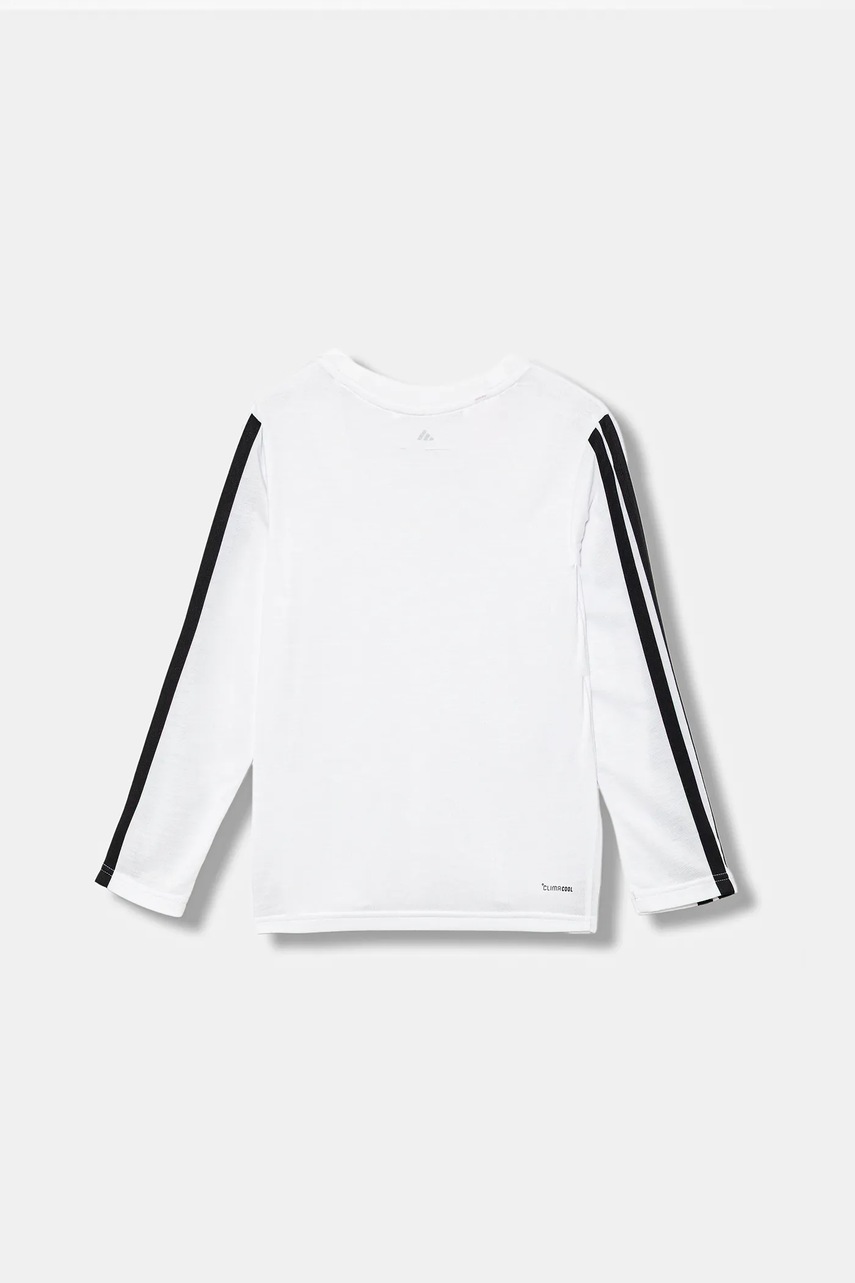 Детский лонгслив adidas цвет белый с аппликацией JM1578