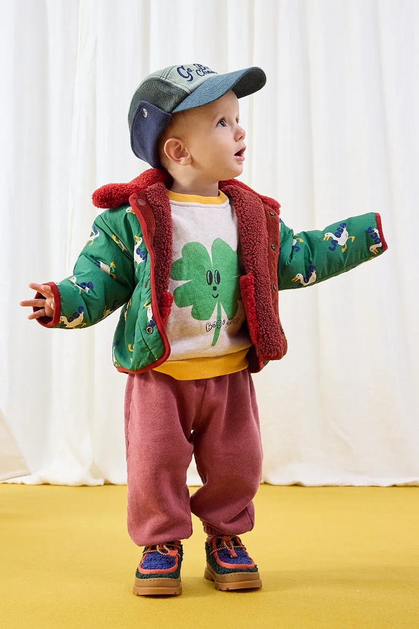 Dětské bavlněné tričko s dlouhým rukávem Bobo Choses Lucky Clover (obrázek 5)