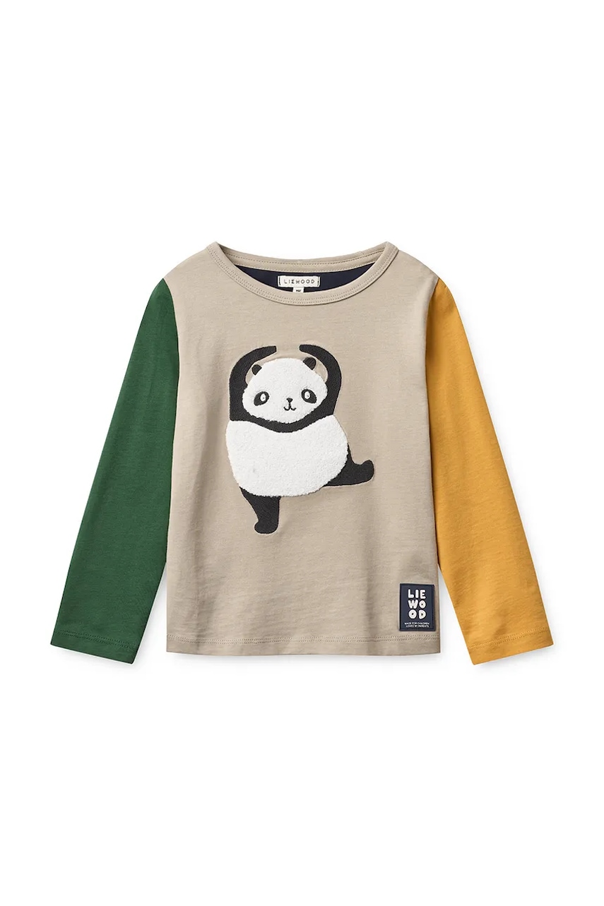 Liewood longsleeve din bumbac pentru copii Apia Placement Longsleeve T-shirt cu imprimeu, LW20675