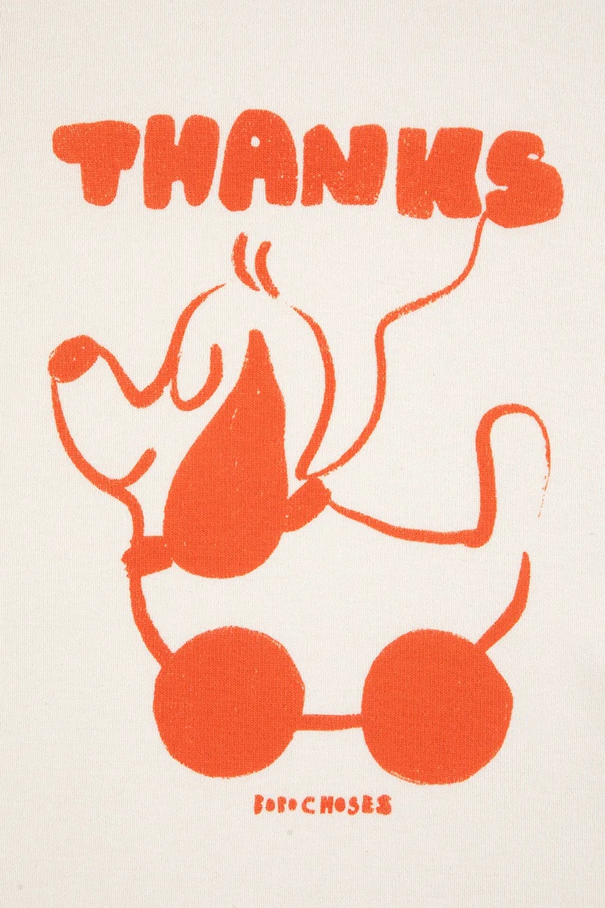 Dětské bavlněné tričko s dlouhým rukávem Bobo Choses Rolling dog (obrázek 3)