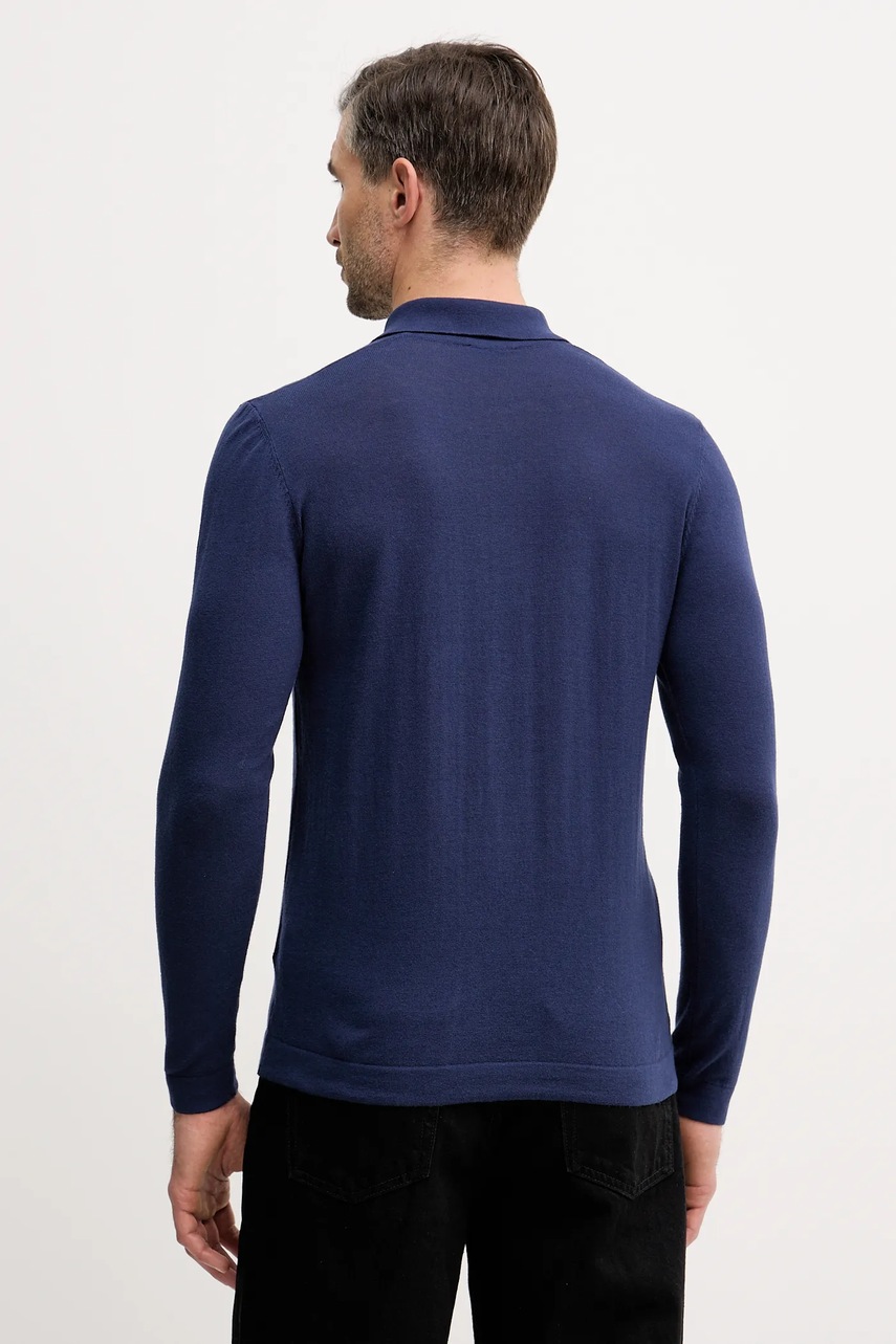 Bavlněné tričko s dlouhým rukávem Sisley (obrázek 3)