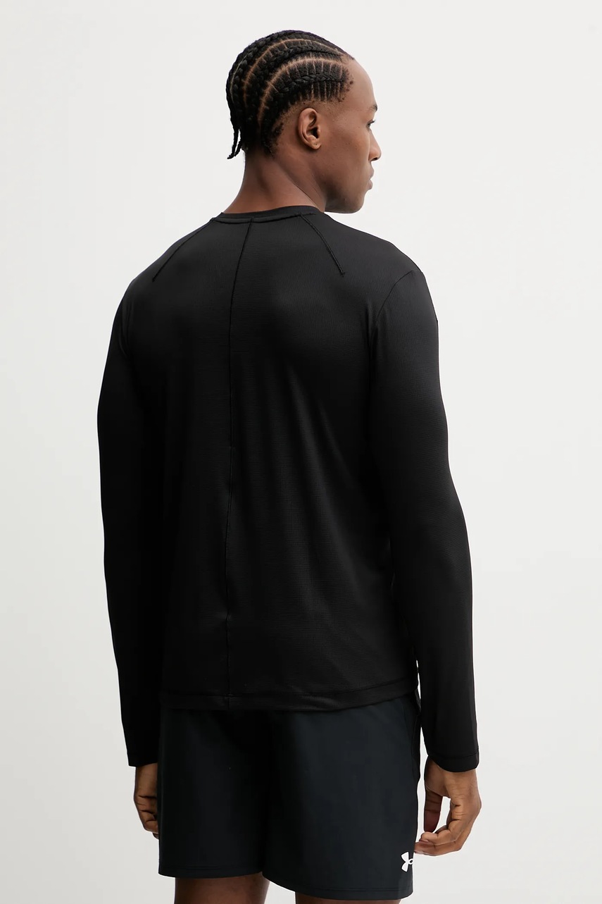 Лонгслив для тренировок Calvin Klein Performance цвет чёрный с аппликацией LVGMF5K200