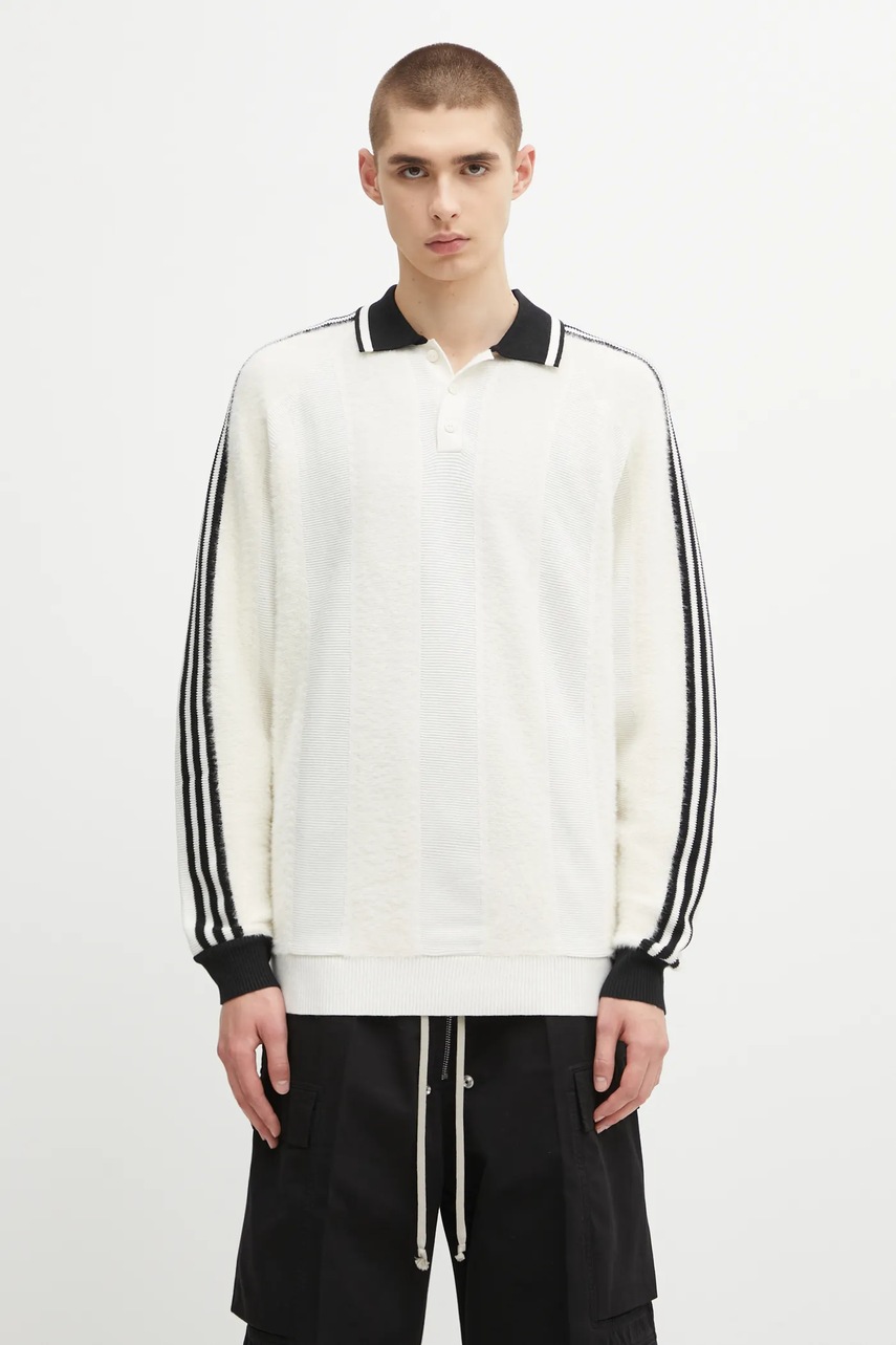 adidas Originals longsleeve z dodatkiem wełny Knitted Jersey