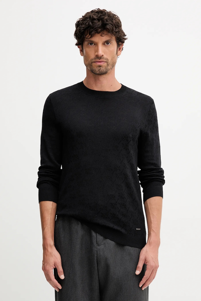 Joop! pulover culoarea negru, light, 30047704