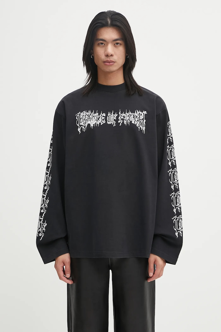 Vetements longsleeve bawełniany Cof Logo Longsleeve