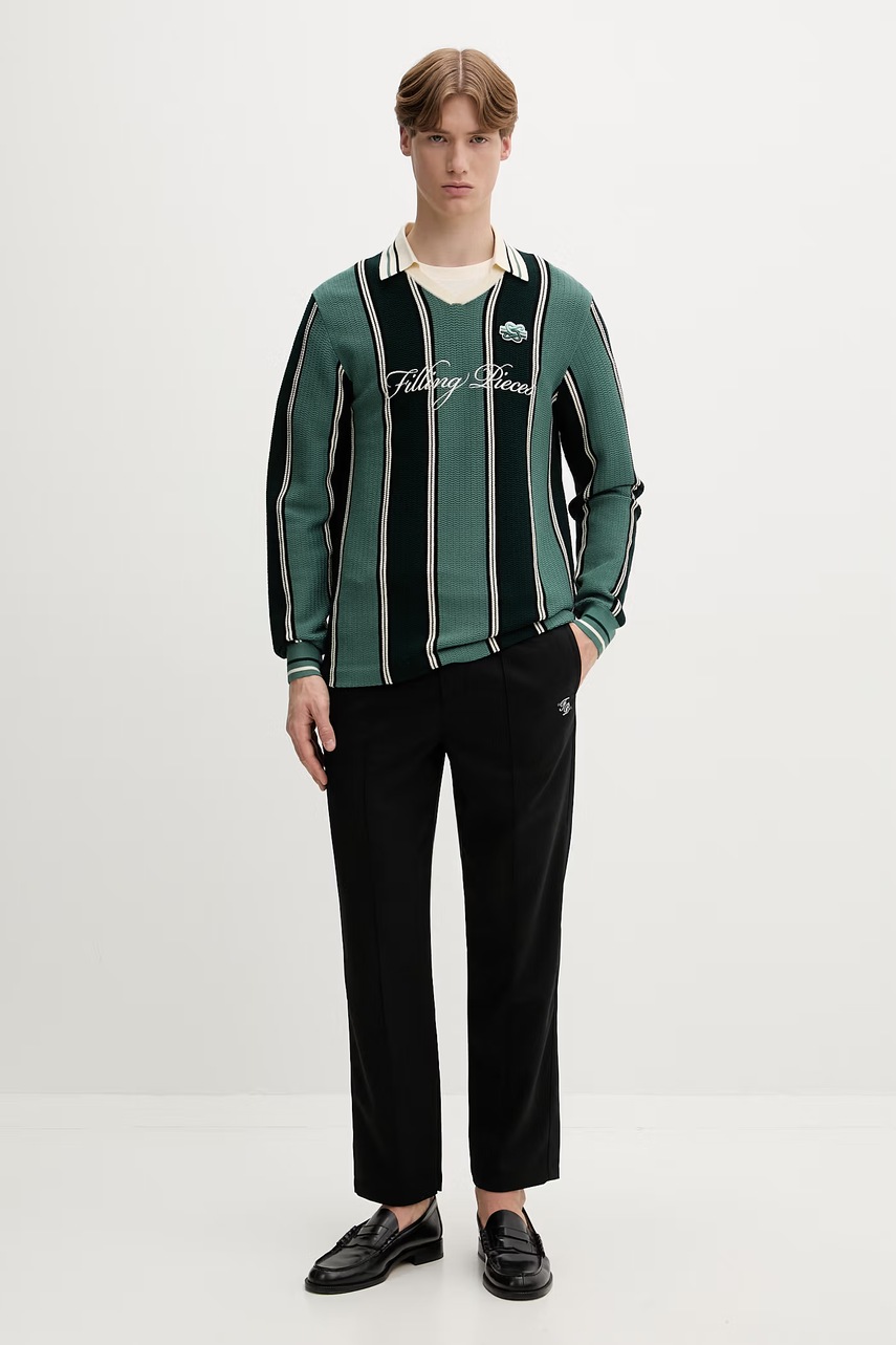 Filling Pieces pánský svetr s viskózou Knit Football Jersey