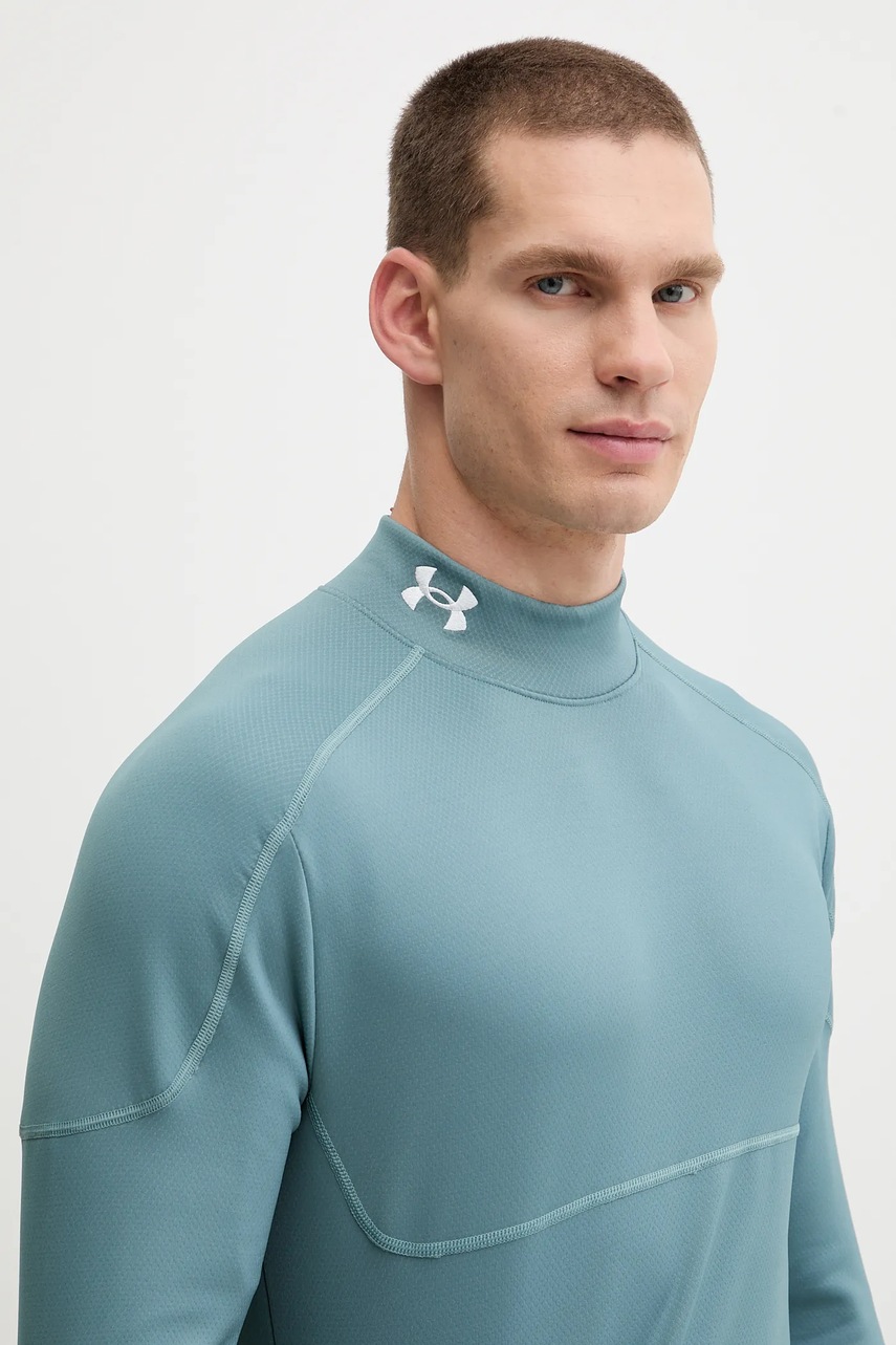 Μακρυμάνικο προπόνησης Under Armour Cold Weather Grid χρώμα: πράσινο, 6007127 φωτογραφία