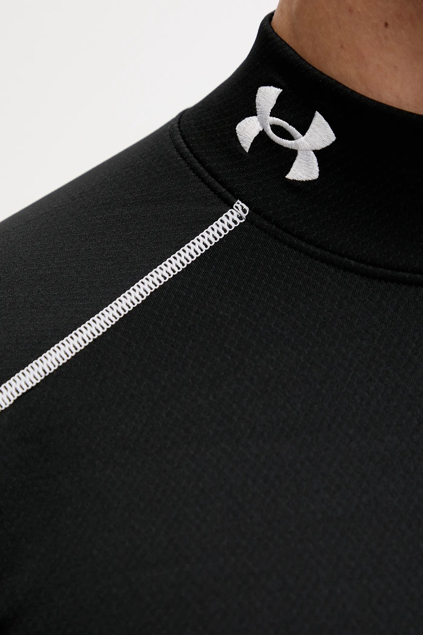 Μακρυμάνικο προπόνησης Under Armour Cold Weather Grid χρώμα: μαύρο, 6007127 φωτογραφία