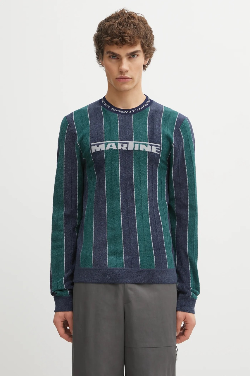 Martine Rose  longsleeve Sporty Logo Crew Neck