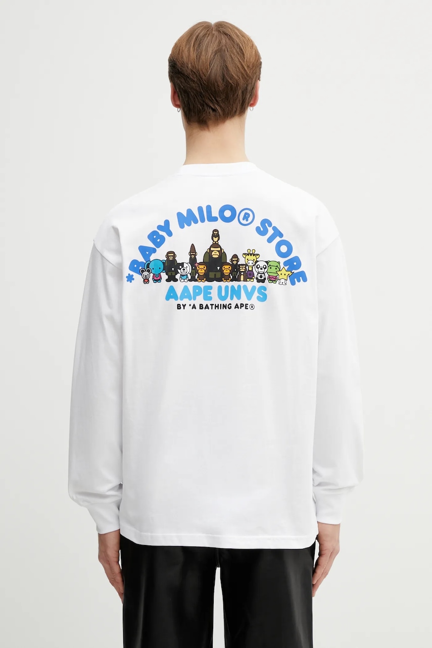 AAPE longsleeve bawełniany
