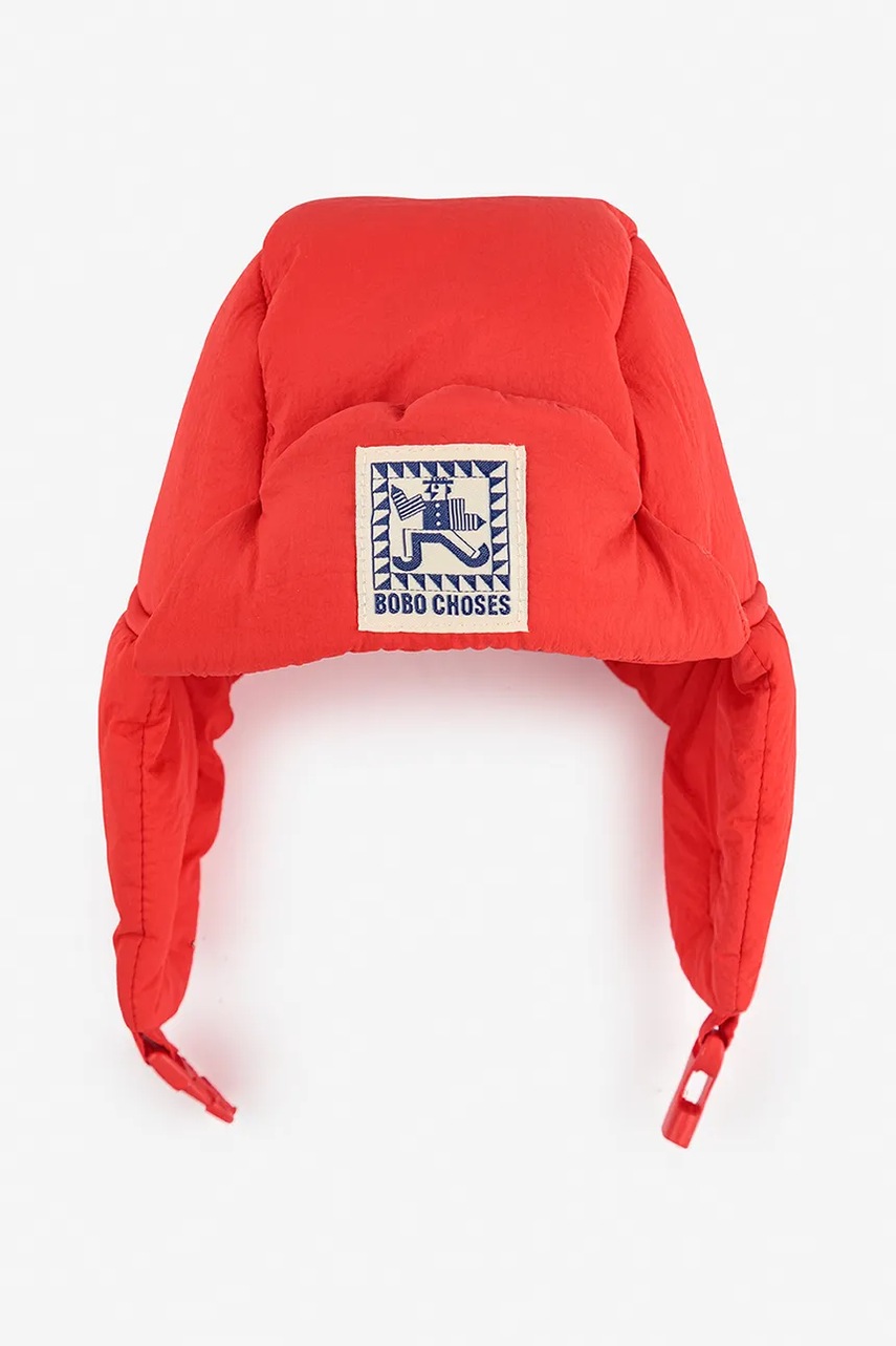 Детская шапка Bobo Choses Mr Pencil цвет красный 225AI024 Детская шапка Bobo Choses Mr Pencil цвет красный 225AI024