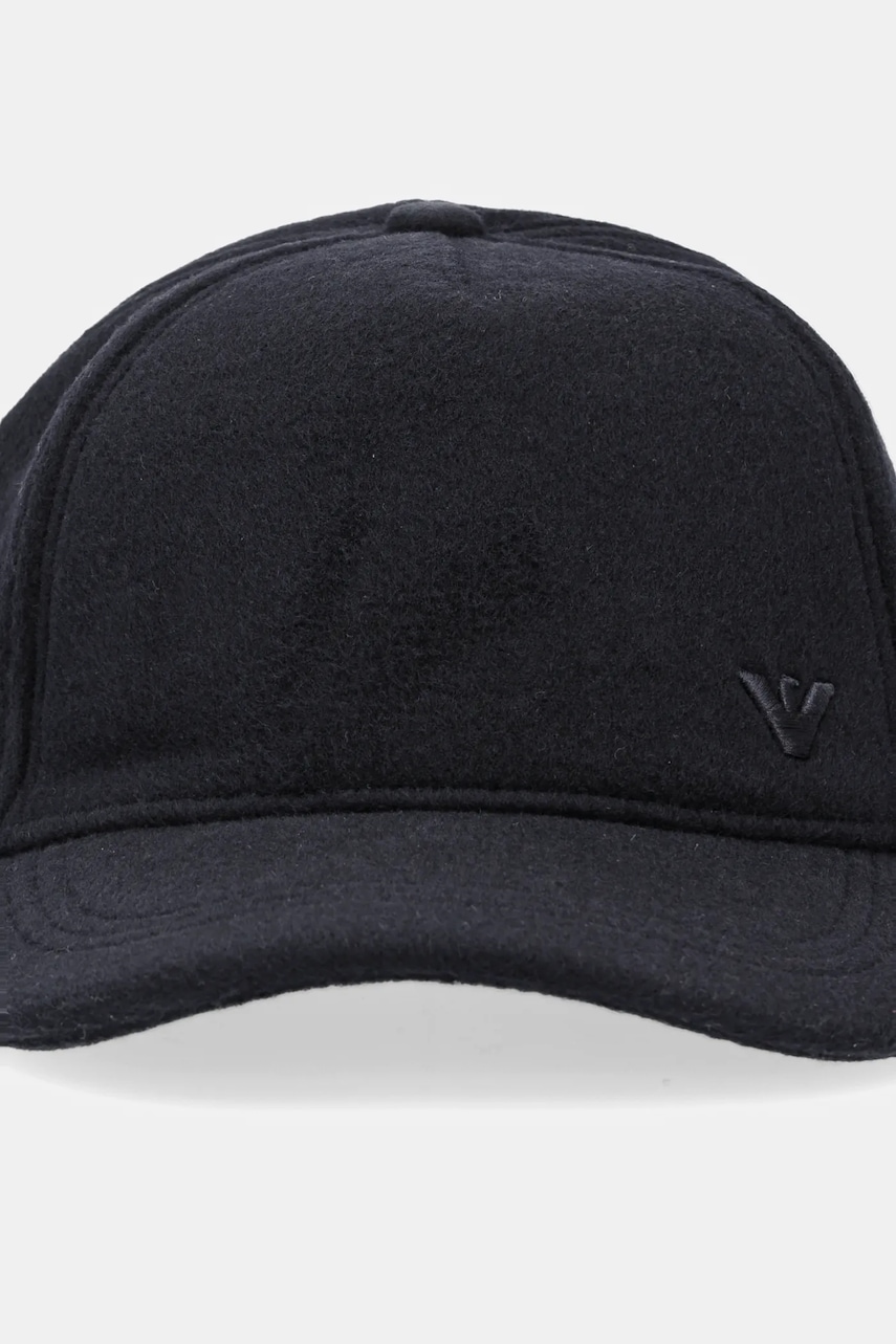 Шерстяная кепка Emporio Armani цвет синий EB000691 AF16038 Шерстяная кепка Emporio Armani цвет синий EB000691 AF16038