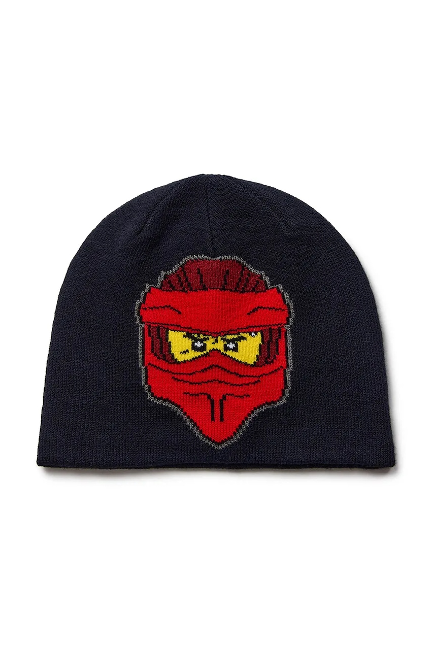 Lego căciulă copii LWAGAN 707 culoarea negru, 11011000