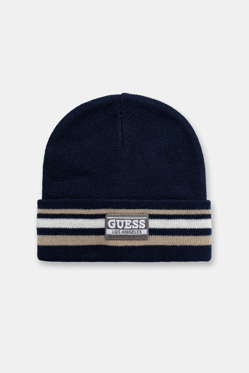 Levně Dětská čepice Guess tmavomodrá barva, L5BZ05 Z32V0