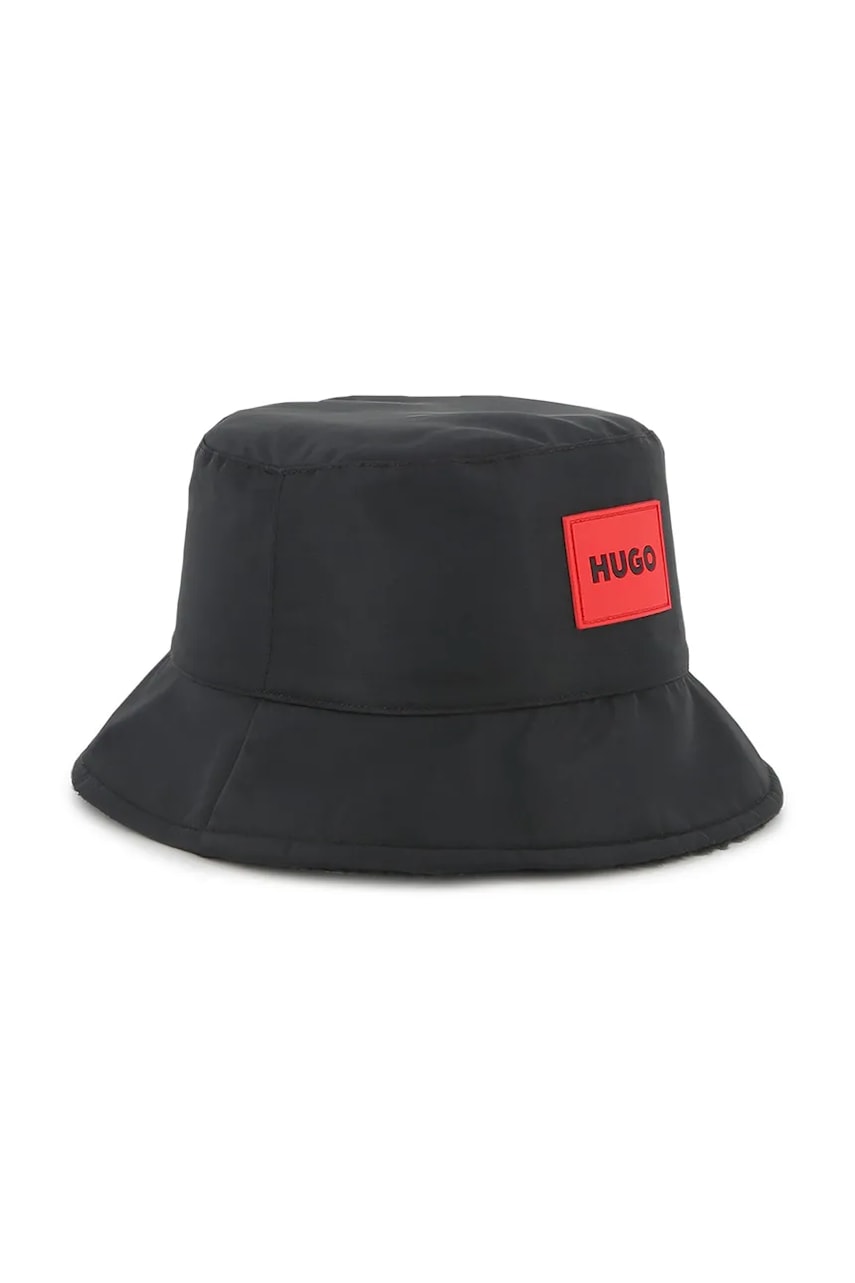 Levně Čepice HUGO černá barva, G00549