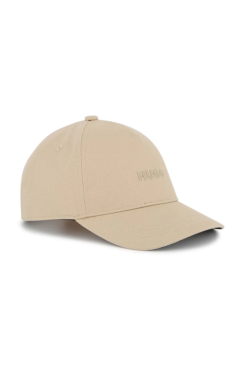 Levně Kšiltovka HUGO béžová barva, G00554
