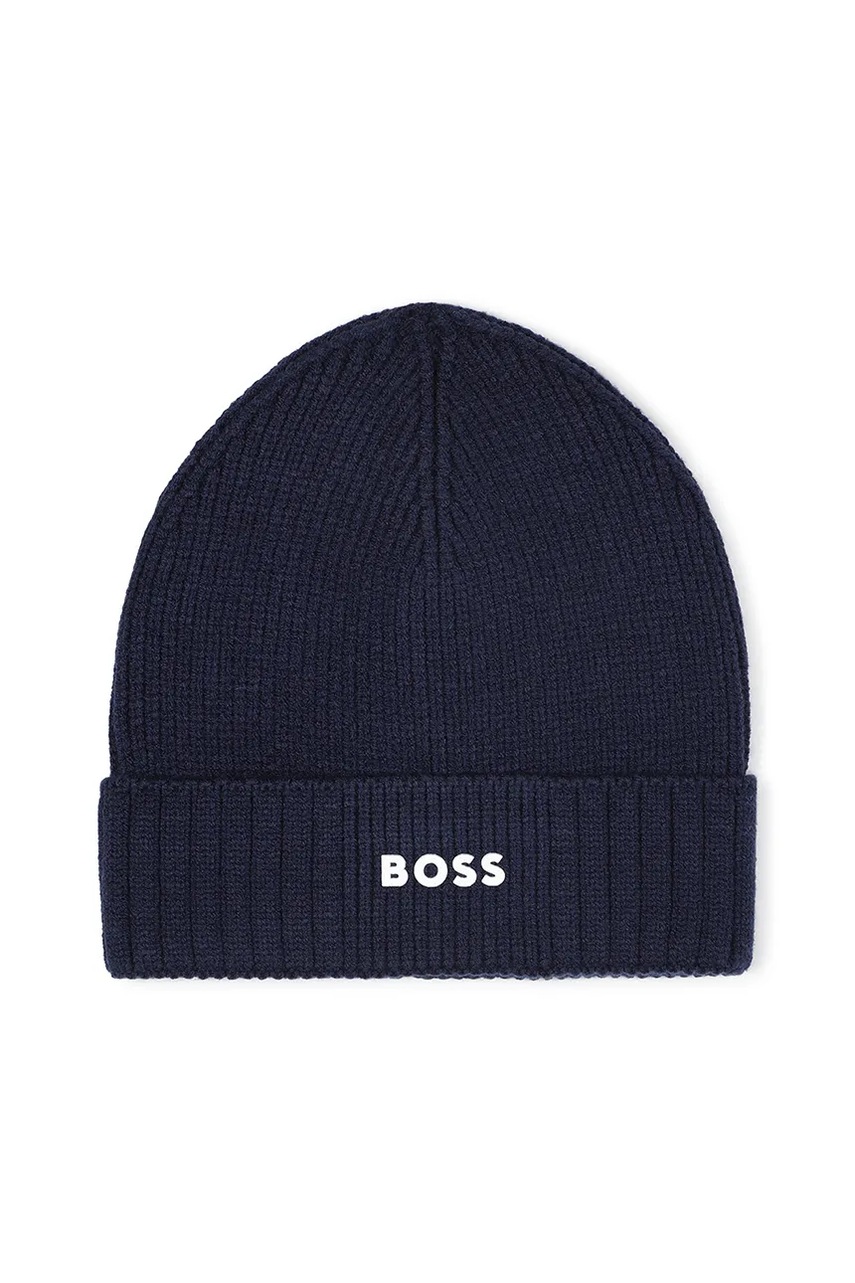 Дитяча шапка BOSS колір синій J52616