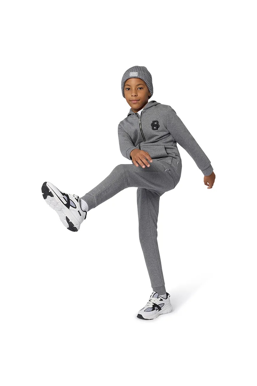 

Детска шапка BOSS, Сив