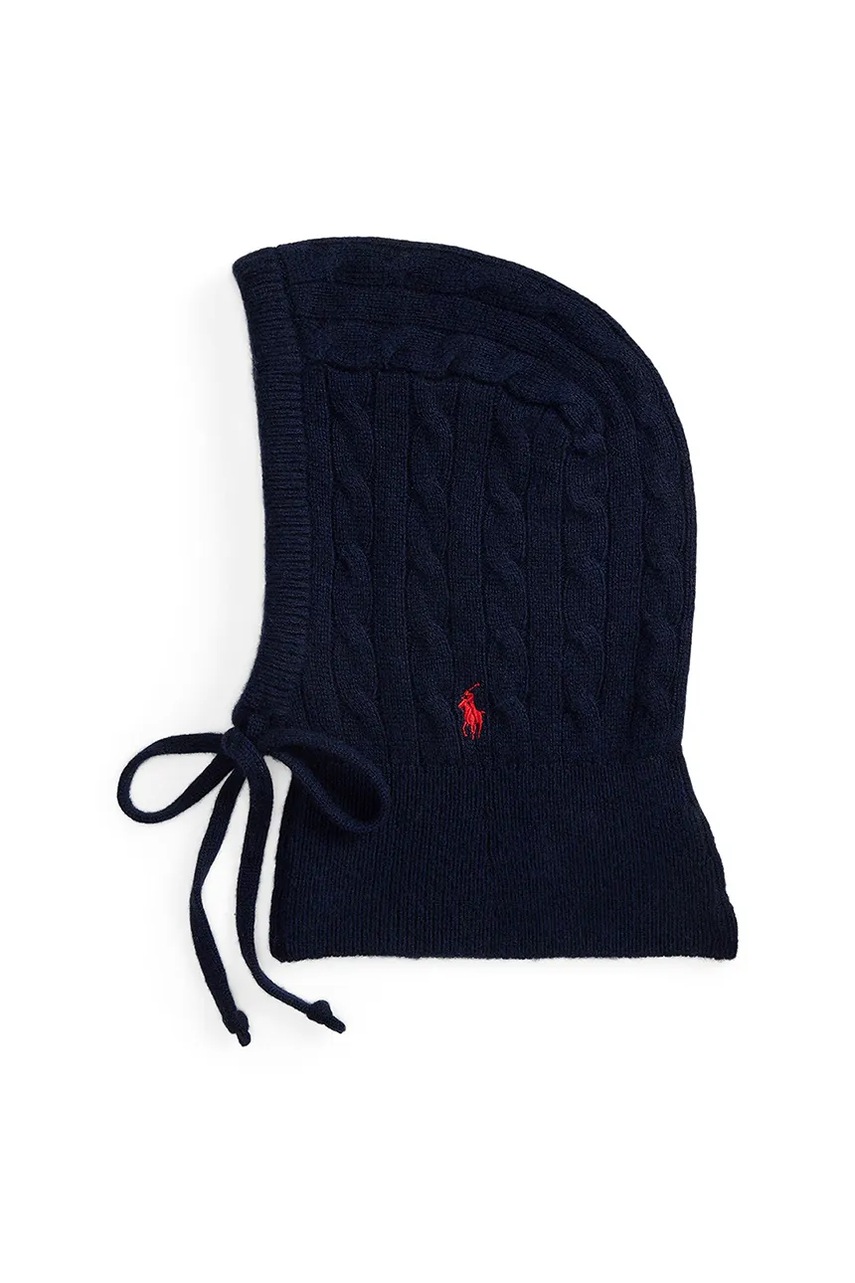 Levně Vlněná kukla Polo Ralph Lauren tmavomodrá barva, 455981427