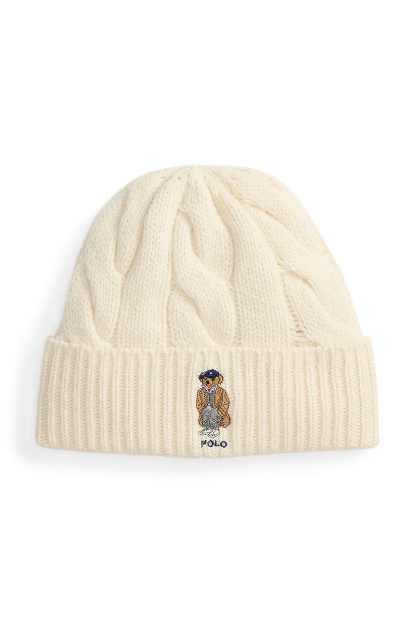 

Вълнена шапка Polo Ralph Lauren в бежово 455981433, Бежов