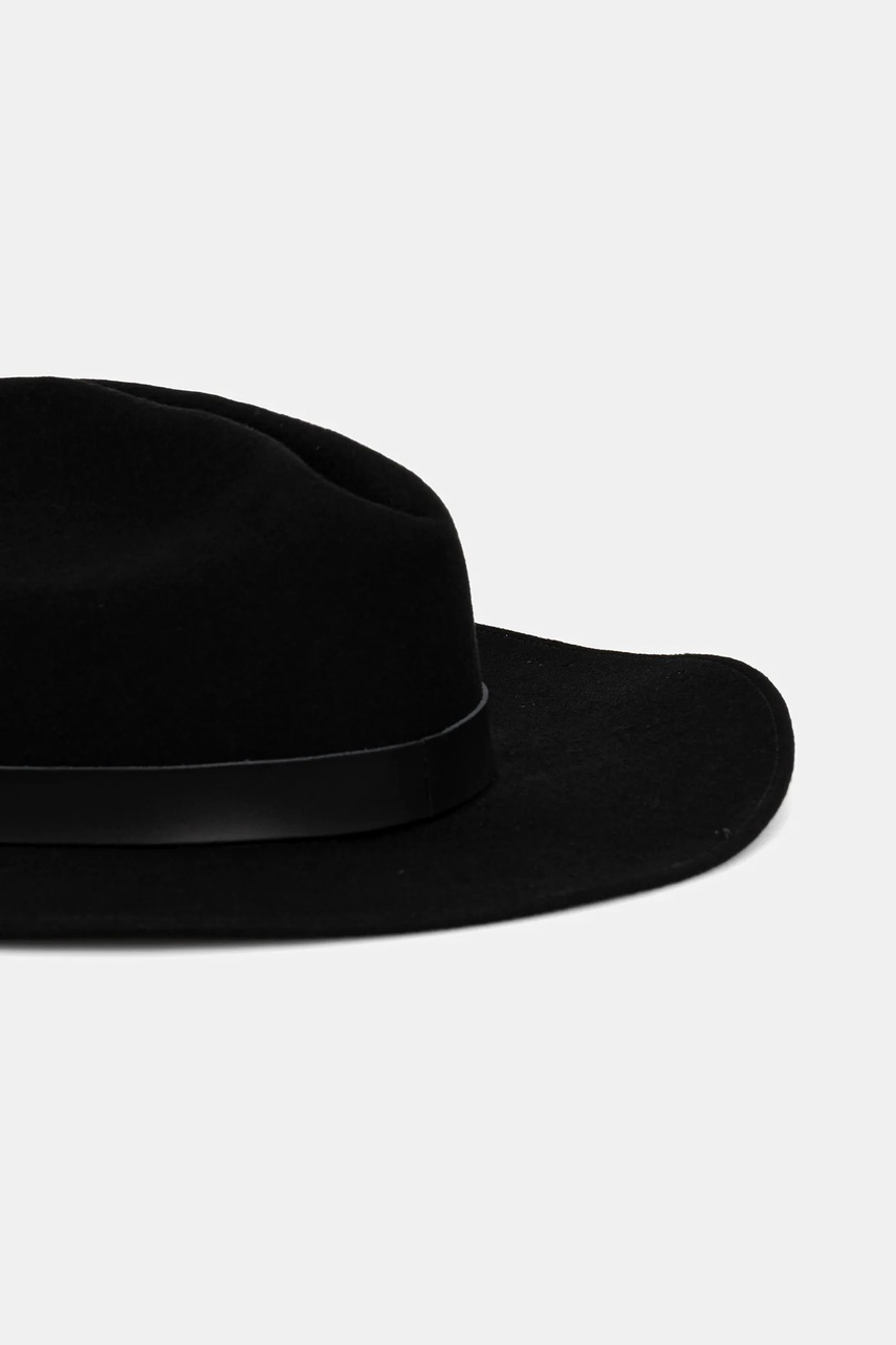 Шерстяная шляпа Patrizia Pepe цвет чёрный шерсть 8F0077 A919