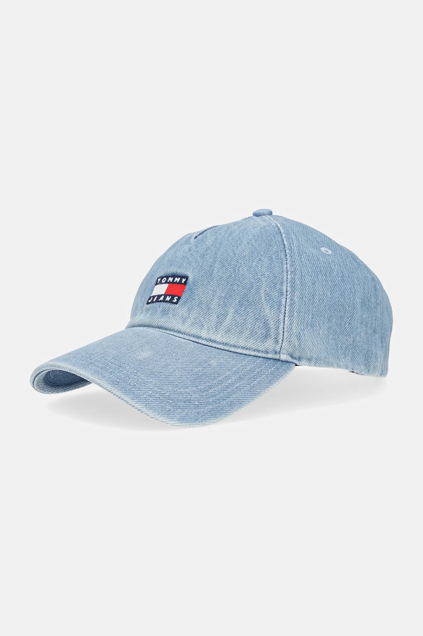 Tommy Jeans șapcă de baseball din denim AW0AW17582