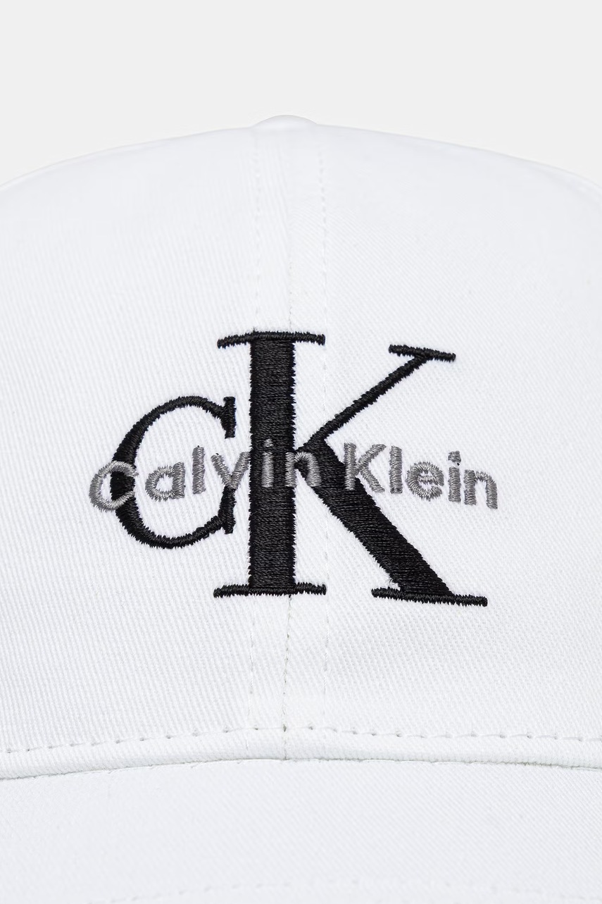 Calvin Klein čiapka so šiltom dámska bavlnená