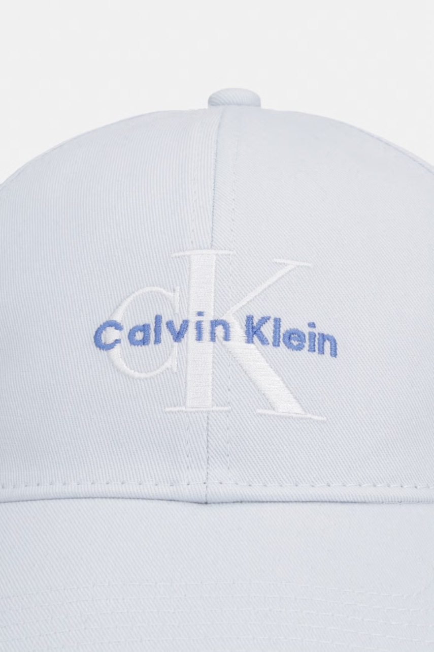 Calvin Klein čiapka so šiltom dámska bavlnená