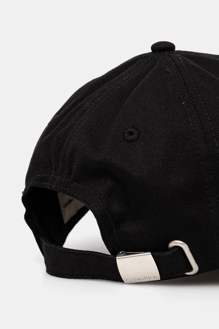 Βαμβακερό καπέλο του μπέιζμπολ Calvin Klein φωτογραφία