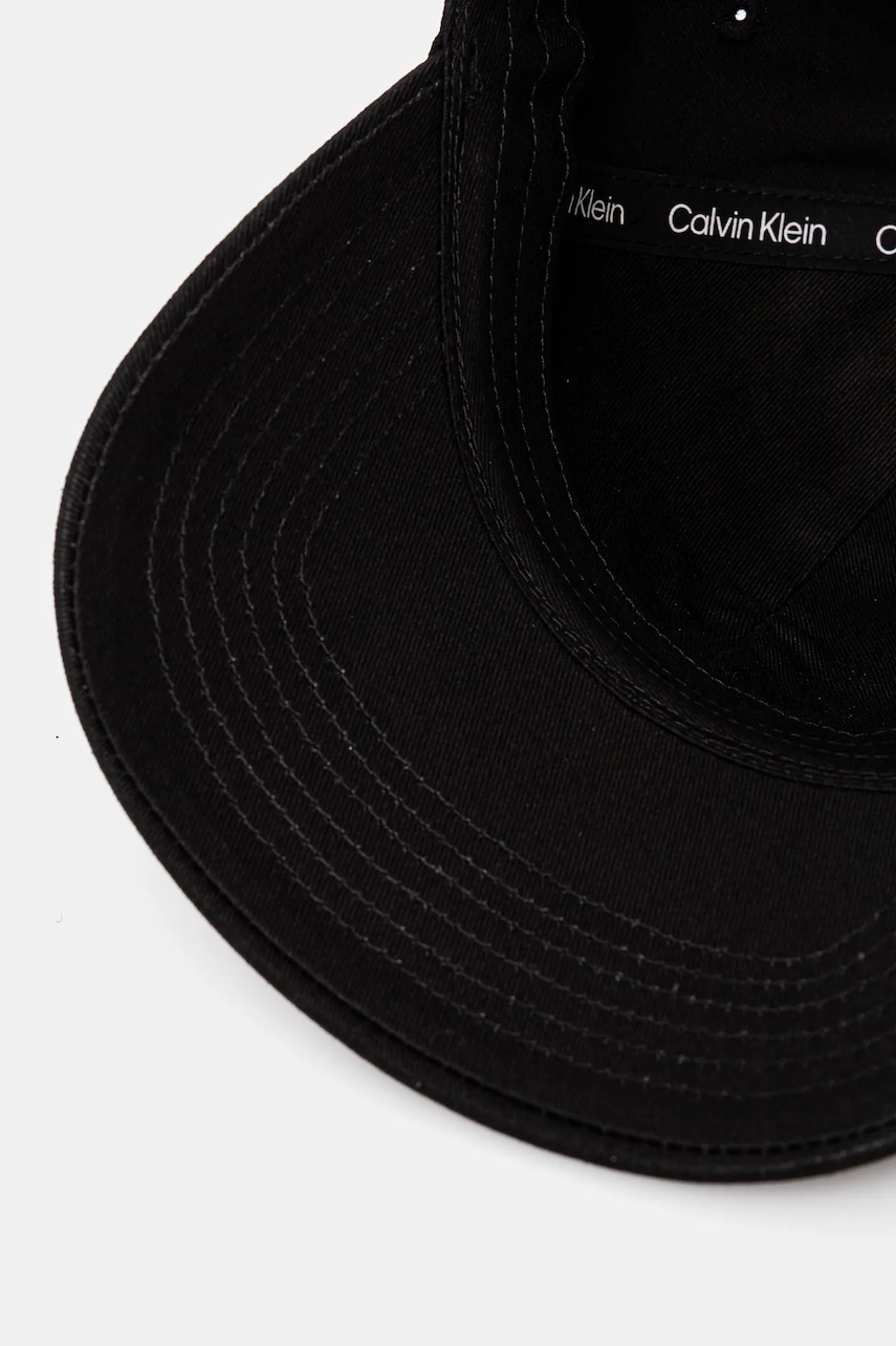 Calvin Klein čiapka so šiltom dámska bavlnená