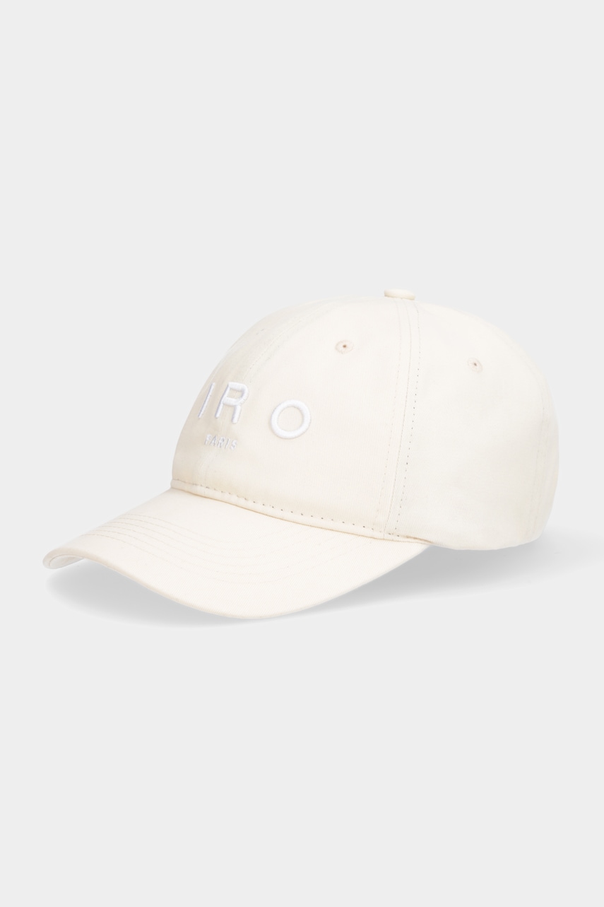 IRO șapcă de baseball din bumbac culoarea bej, WP90GREBSOFT