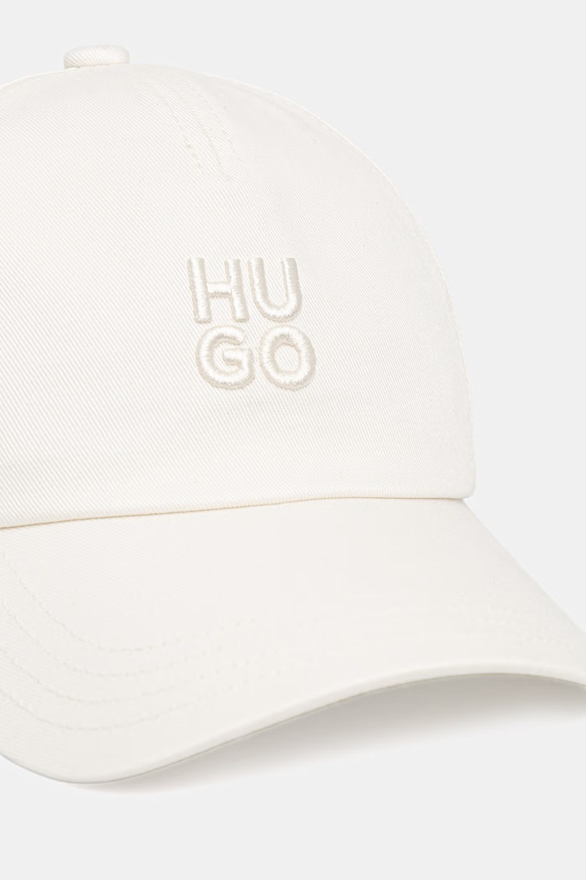 HUGO čiapka so šiltom dámska bavlnená Asya