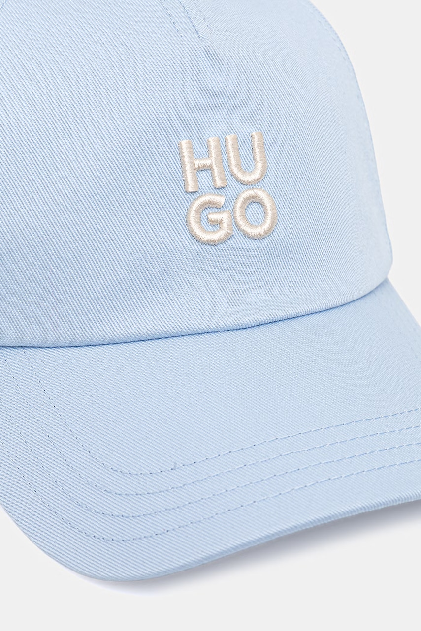 HUGO čiapka so šiltom dámska bavlnená Asya